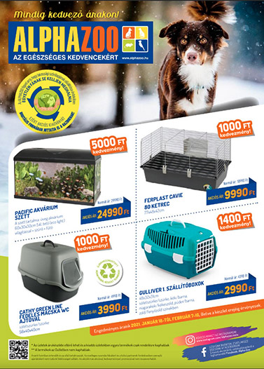Alphazoo akciós újság