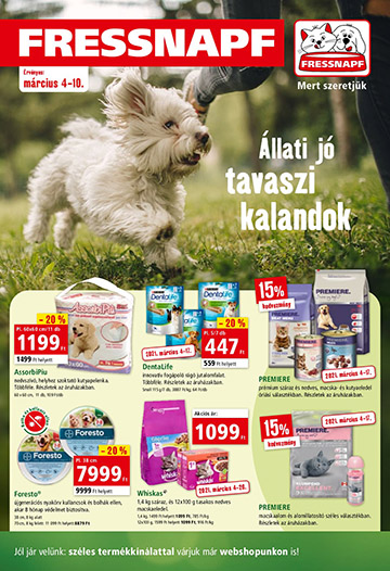 Fressnapf akciós újság