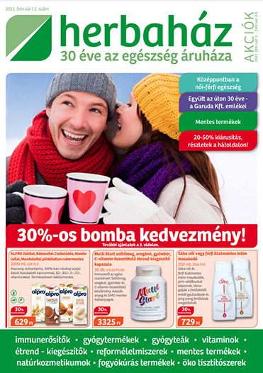 Herbaház akciós újság