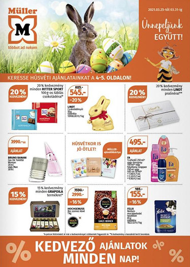 Müller akciós újság