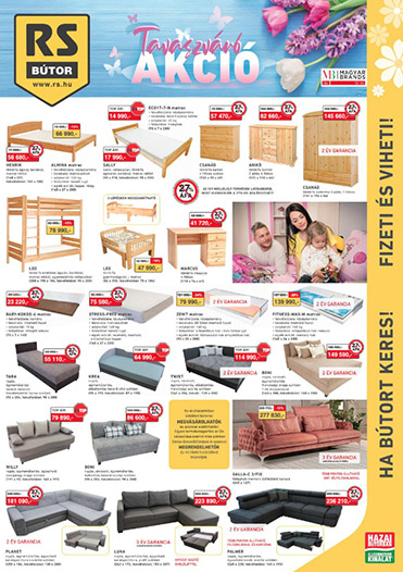 RS Bútor akciós újság